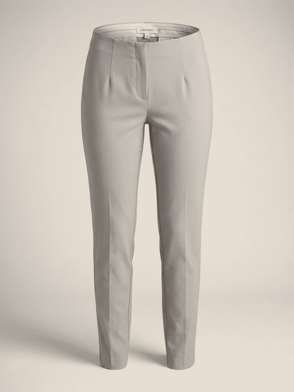 Calvin Klein Womens 4 Gray Elastic Pull On Waistband Pants NWOT